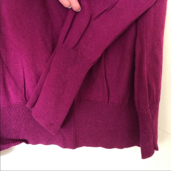 A.N.A Puffed Shoulders Long Sleeves Top Sweater Size LP - Picture 5 of 8